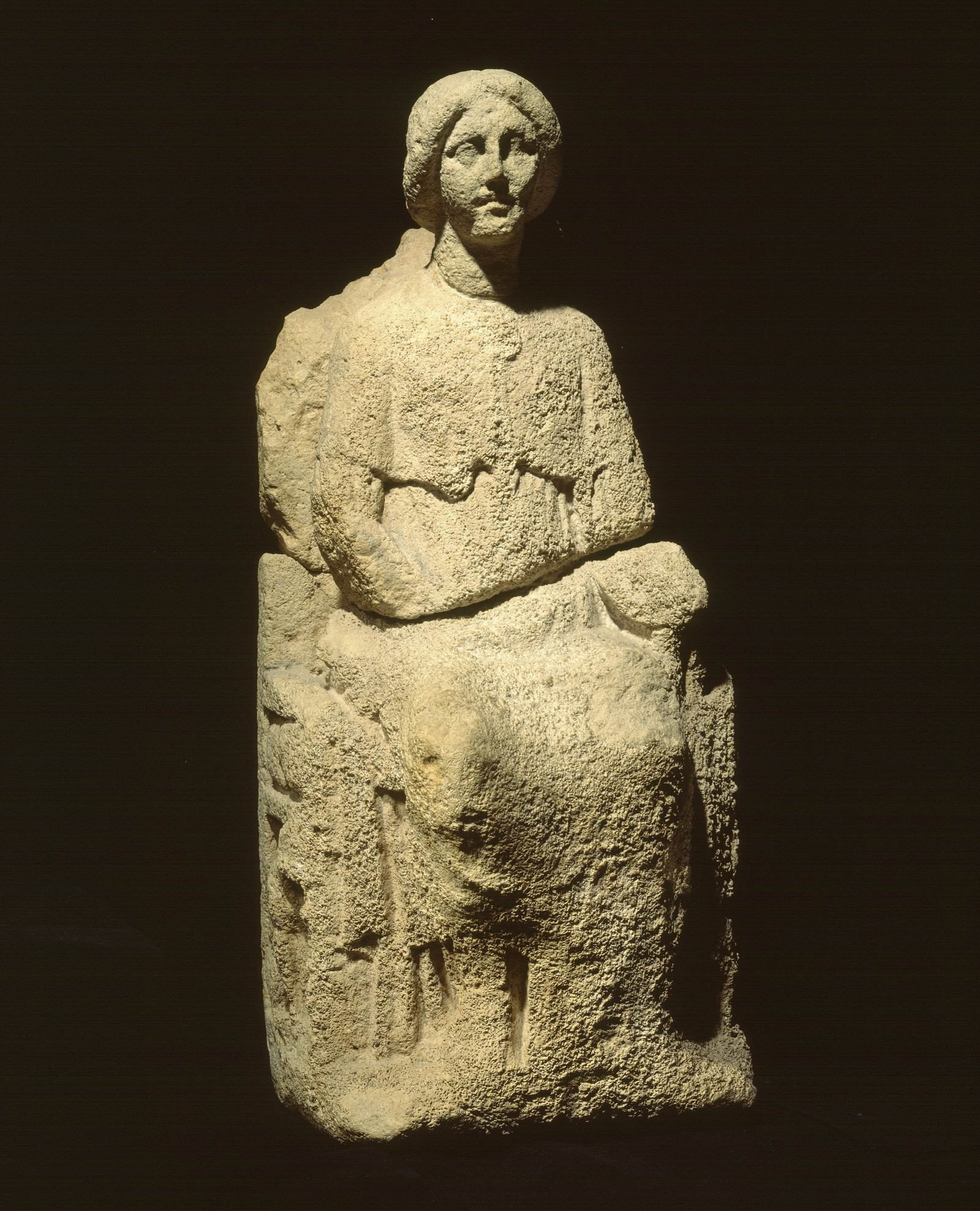 Statue of Nehalennia (RMO Leiden, i 1970/12.38)